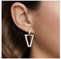 Mono orecchino Valentina Ferragni Donna VALENTINA FERRAGNI  in Argento Zircone DVF-OR-LU4 - DVF-OR-LU4